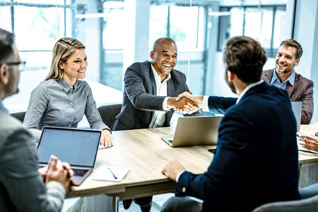 People reviewing insurance documents