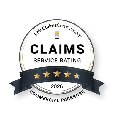 LMI ClaimsComparison - 5 star service rating 2022 - Commercial Packs / ISR